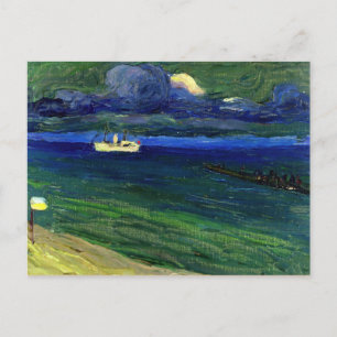 Kandinsky - Seestück mit Dampfer Postkarte