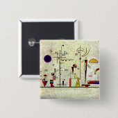 Kandinsky - Serious-Fun, abstrakte Kunst, Button (Vorne & Hinten)