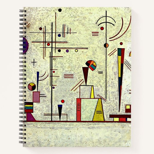 Kandinsky - Serious-Fun, abstrakte Kunst, Notizblock (Vorderseite)