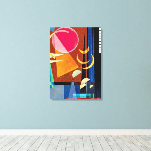 Kandinsky - Sharp Quiet Leinwanddruck (Insitu (Holzboden))