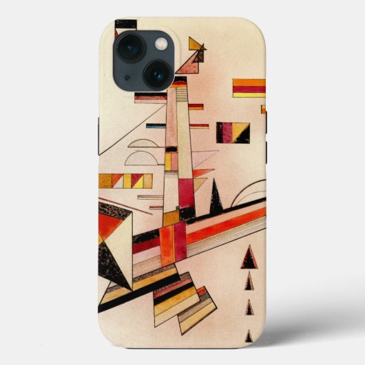 Kandinsky - Sicherlich, abstrakte Kunst, Case-Mate iPhone Hülle (Rückseite)