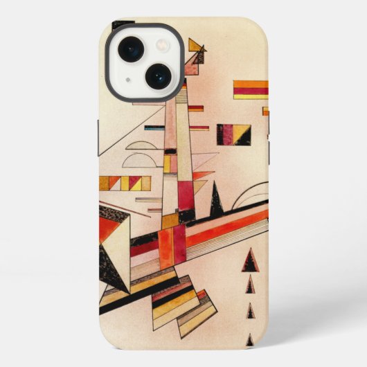 Kandinsky - Sicherlich, abstrakte Kunst, iPhone Hülle (Rückseite)