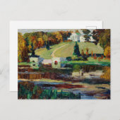 Kandinsky - Skizze fur Achtyrka-Herbst Postkarte (Vorne/Hinten)