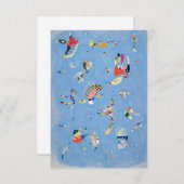 Kandinsky Sky Blue Einladungen (Vorne/Hinten)