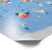 Kandinsky Sky Blue Fotodruck (Ecke)