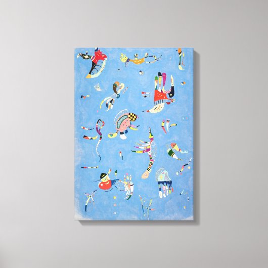 Kandinsky Sky Blue Leinwanddruck (Vorderseite)