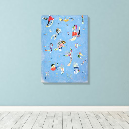 Kandinsky Sky Blue Leinwanddruck (Insitu (Holzboden))