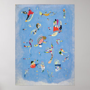 Kandinsky Sky Blue Poster