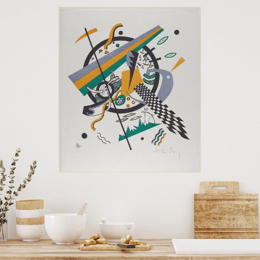 Kandinsky 'Small World' 1922 Poster (Küche)