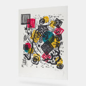 Kandinsky Small Worlds / Abstrakt Classic Acrylschild (Winkel)