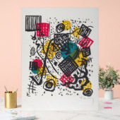 Kandinsky Small Worlds / Abstrakt Classic Acrylschild (Hochzeit)