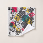 Kandinsky Small Worlds / Abstrakt Classic Badhandtuch Set (Waschlappen)