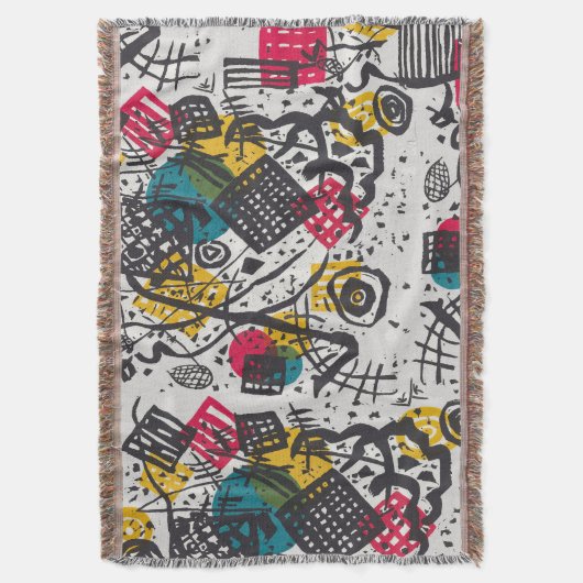 Kandinsky Small Worlds / Abstrakt Classic Decke (Vorderseite Vertikal)