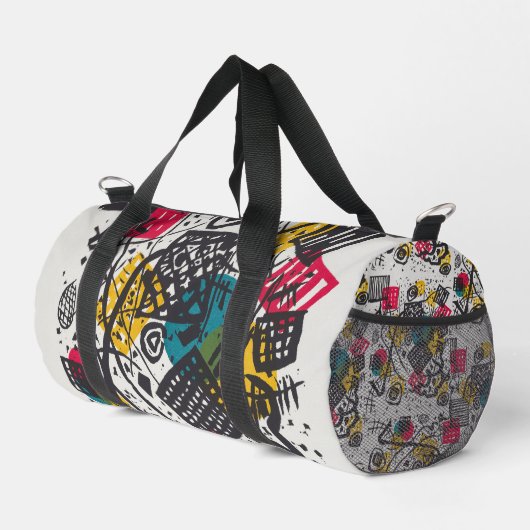 Kandinsky Small Worlds / Abstrakt Classic Duffle Bag (Rechte Ecke)
