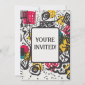 Kandinsky Small Worlds / Abstrakt Classic Einladung (Vorderseite)