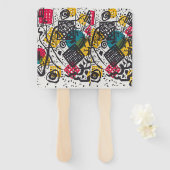 Kandinsky Small Worlds / Abstrakt Classic Fächer (Vorne und Hinten)