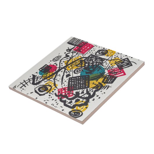 Kandinsky Small Worlds / Abstrakt Classic Fliese (Seite)