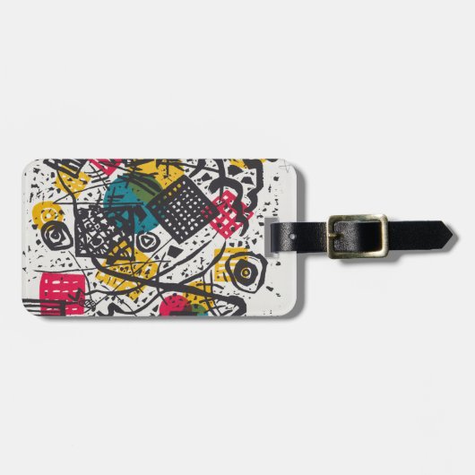Kandinsky Small Worlds / Abstrakt Classic Gepäckanhänger (Vorderseite horizontal)