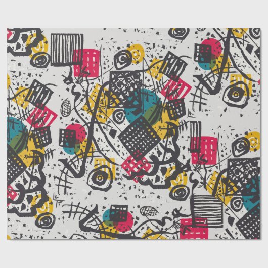 Kandinsky Small Worlds / Abstrakt Classic Geschenkpapier (Flach)