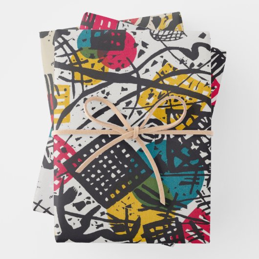 Kandinsky Small Worlds / Abstrakt Classic Geschenkpapier Set (Beispiel)