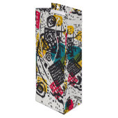 Kandinsky Small Worlds / Abstrakt Classic Geschenktüte Für Weinflaschen (Rückseite Schrägansicht)