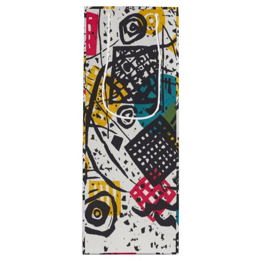 Kandinsky Small Worlds / Abstrakt Classic Geschenktüte Für Weinflaschen (Vorderseite)