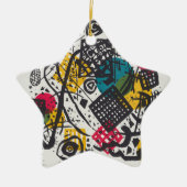 Kandinsky Small Worlds / Abstrakt Classic Keramik Ornament (Vorne)
