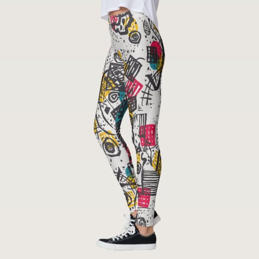 Kandinsky Small Worlds / Abstrakt Classic Leggings (Links)