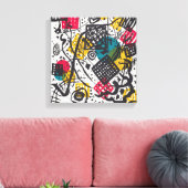 Kandinsky Small Worlds / Abstrakt Classic Leinwanddruck (Insitu (Wohnzimmer))