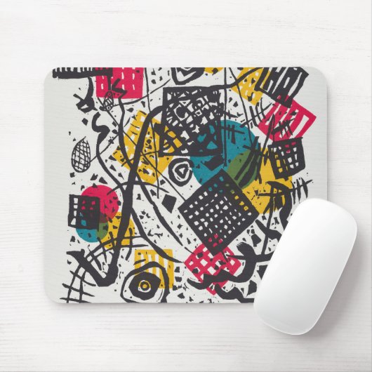 Kandinsky Small Worlds / Abstrakt Classic Mousepad (Mit Mouse)