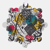 Kandinsky Small Worlds / Abstrakt Classic Ornament Karte (Vorderseite)