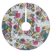 Kandinsky Small Worlds / Abstrakt Classic Polyester Weihnachtsbaumdecke (Vorderseite)