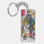 Kandinsky Small Worlds / Abstrakt Classic Schlüsselanhänger (Vorderseite links)