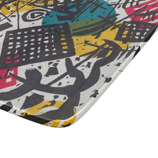 Kandinsky Small Worlds / Abstrakt Classic Schneidebrett (Ecke)