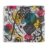 Kandinsky Small Worlds / Abstrakt Classic Schneidebrett (Vorderseite)