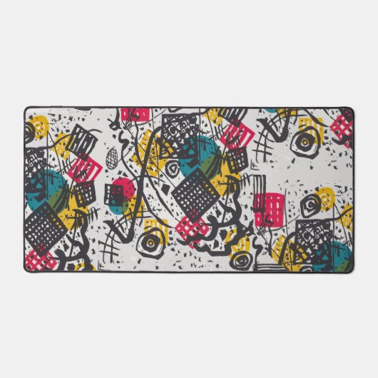 Kandinsky Small Worlds / Abstrakt Classic Schreibtischunterlage (Vorderseite)