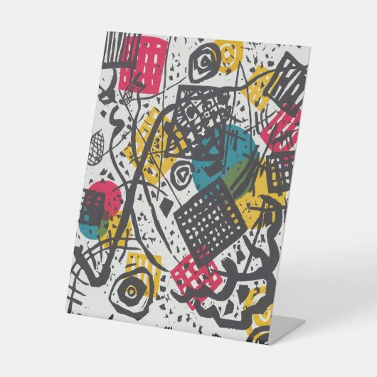 Kandinsky Small Worlds / Abstrakt Classic Sockelschild (Vorderseite)