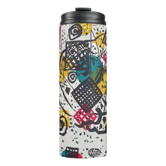 Kandinsky Small Worlds / Abstrakt Classic Thermosbecher (Vorderseite)