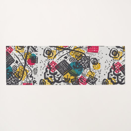 Kandinsky Small Worlds / Abstrakt Classic Yogamatte (Rückseite (Horizontal))