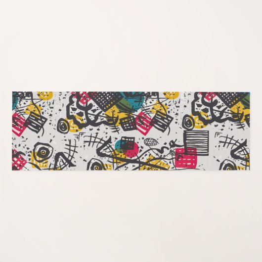 Kandinsky Small Worlds / Abstrakt Classic Yogamatte (Vorderseite (Horizontal))