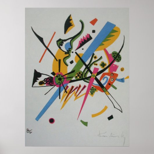 Kandinsky Small Worlds I Abstrakt Painting Poster (Vorne)