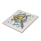 Kandinsky Small Worlds IV Abstrakte Kunst Fliese (Seite)