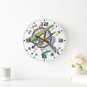 Kandinsky Small Worlds IV Wall Clock Große Wanduhr (Zuhause)