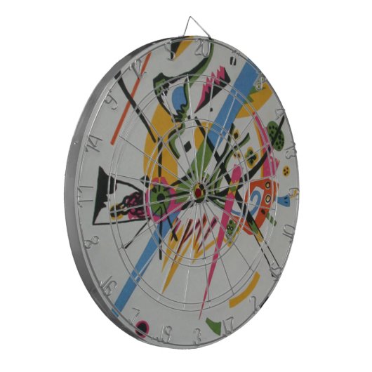 Kandinsky Small Worlds Kleine Welts I Dartscheibe (Vorderseite Links)