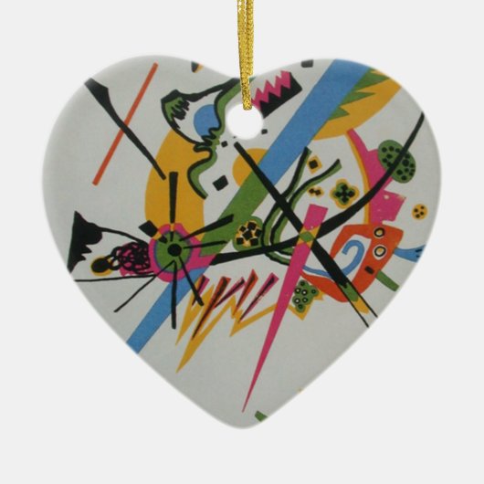 Kandinsky Small Worlds Kleine Welts I Keramik Ornament (Vorne)