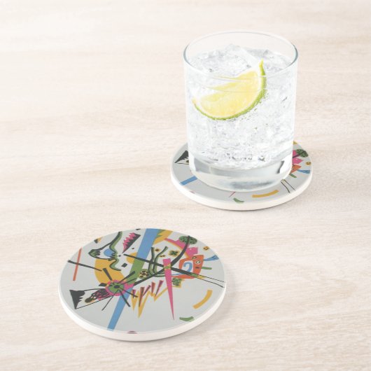 Kandinsky Small Worlds Kleine Welts I Sandstein Untersetzer (Seite)