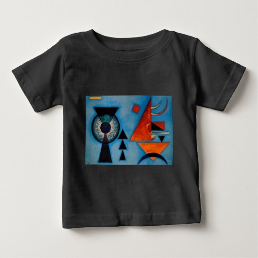 Kandinsky Soft Hard Abstract Baby T-shirt (Vorderseite)