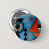 Kandinsky Soft Hard Abstract Button (Vorne & Hinten)