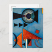 Kandinsky Soft Hard Abstract Feiertagspostkarte (Vorne/Hinten)