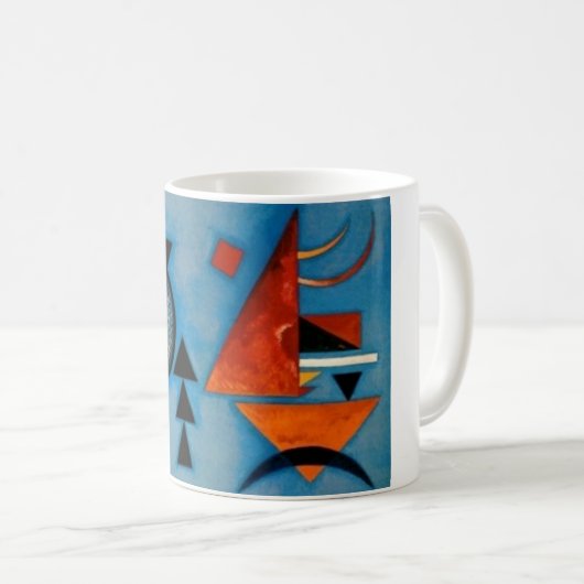 Kandinsky Soft Hard Abstract Kaffeetasse (VorderseiteRechts)